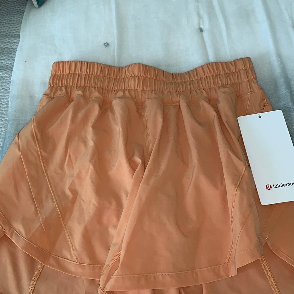LULULEMON TRACK THAT SHORT MONARCH ORANGE